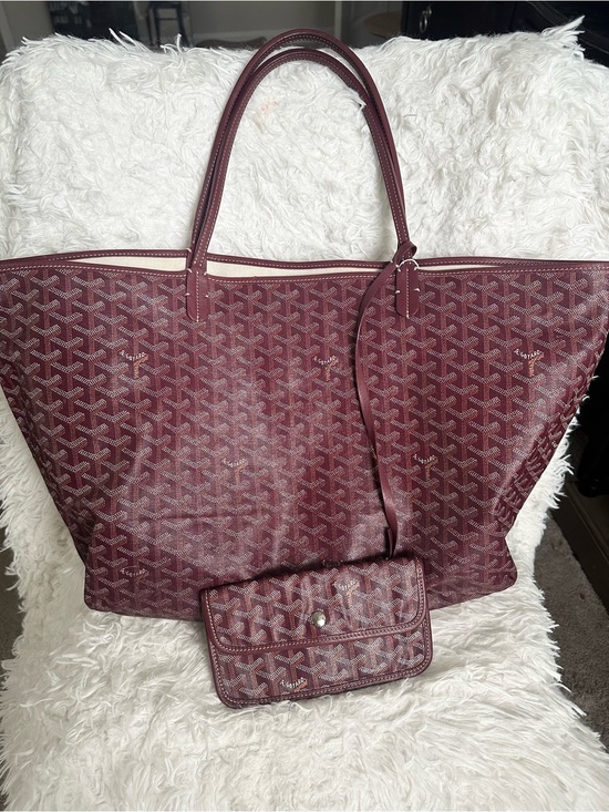 Goyard Handbags - Goyard Saint Louis GM Tote in Burgundy Color